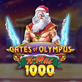 Official Slots logo: Gates of Olympus Xmas 1000 by Pragmatic Play at Holyluck Casino