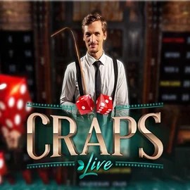 Live Craps online game logo by Evolution on holyluck.eu