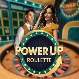 PowerUP Roulette logo by Pragmatic Play at Holyluck Casino